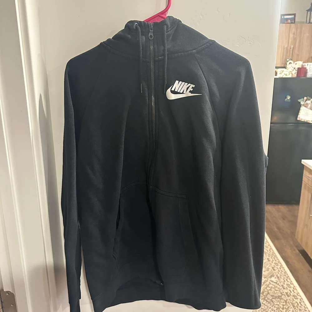 Nike Black Zip-Up Hoodie